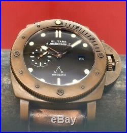 O3 Watches Bronze Trident 47mm Bronzo Limited Edition 100 Pieces Automatic