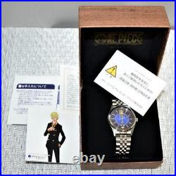 ONE PIECE Goods Watch Sanji All blue Metal band Collection Limited edition