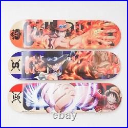 ONE PIECE Luffy Ace Sabo set skateboard Skatingboard Limited edition 2022 F/S JP
