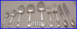 ORANGE BLOSSOM Design ANGORA CO LTD Silver Service 53 Piece Canteen of Cutlery