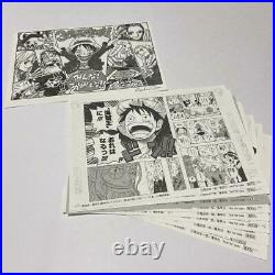 One Piece Duplicate Painting Limited Edition 9 Pieces Set Eiichiro Oda