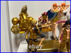 One Piece Film Gold Figure Set Limited Edition 10pcs Collectors Item