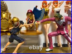 One Piece Film Gold Figure Set Limited Edition 10pcs Collectors Item