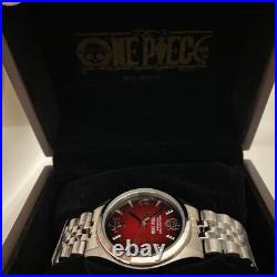 One Piece Fire Fist Ace Memorial Watch Limited Edition 9999pcs M Size New