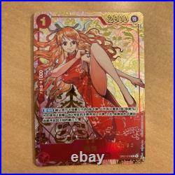 One Piece Nami Red Serial Number Chinese Card Rare Parallel Limited Edition JP