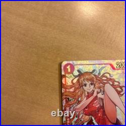 One Piece Nami Red Serial Number Chinese Card Rare Parallel Limited Edition JP