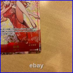 One Piece Nami Red Serial Number Chinese Card Rare Parallel Limited Edition JP