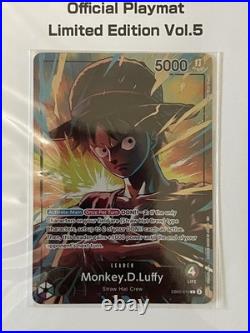 One Piece Official Playmat+Promo Vol. 5 English Limited Edition (Brand New)