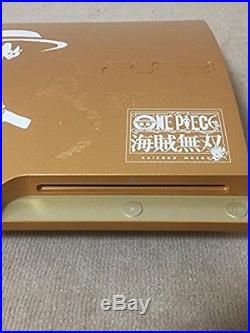 One Piece PlayStation 3 Console Japan Gold Limited Edition EXCELLENT Rare