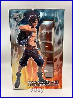 One Piece Portgas D Ace Limited Pop Dx Megahouse 10th Limited Version New