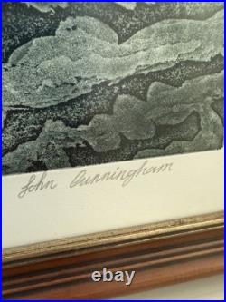Original John Cunningham Signed Limited edition 1/30 Silent Storm framed