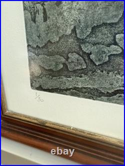 Original John Cunningham Signed Limited edition 1/30 Silent Storm framed