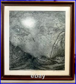 Original John Cunningham Signed Limited edition 1/30 Silent Storm framed