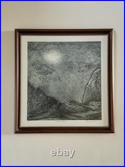 Original John Cunningham Signed Limited edition 1/30 Silent Storm framed
