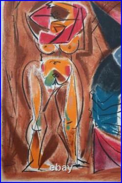 Original Modern Art Andre Masson Odalisque