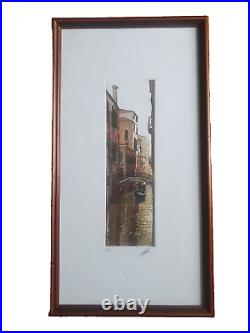 Original Venice Limited Edition Print 7/70 Signed & Embossed Home Decor Art Gift