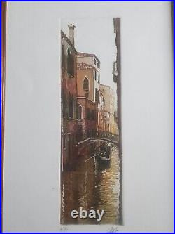 Original Venice Limited Edition Print 7/70 Signed & Embossed Home Decor Art Gift