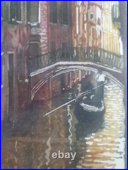 Original Venice Limited Edition Print 7/70 Signed & Embossed Home Decor Art Gift