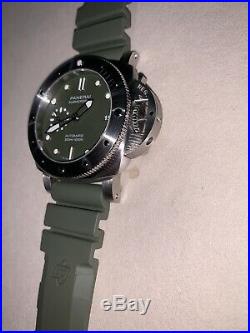 PANERAI PAM01055 Submersible Verde Militare Limited Edition only 500 pieces