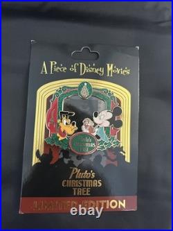 PODM Piece of Disney Movies Pluto's Christmas Tree Chip Dale LE 2000 Disney Pin