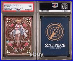 PSA 9 Stussy One Piece OP07 Rare Exclusive Limited Edition One Piece Card