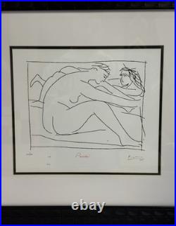 Pablo Picasso Etching Framed
