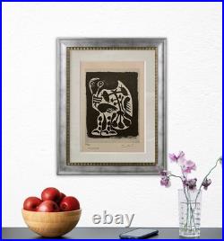 Pablo Picasso, Original Hand-signed Lithograph with COA & Appraisal of $3,500