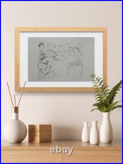 Pablo Picasso, Original Hand-signed Lithograph with COA & Appraisal of $3,500