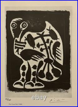 Pablo Picasso, Original Hand-signed Lithograph with COA & Appraisal of $3,500