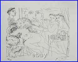 Pablo Picasso, Original Hand-signed Lithograph with COA & Appraisal of $3,500