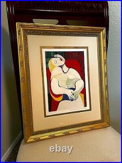 Pablo Picasso THE DREAM Estate Signed Limited Edition Art Giclee 12x 12