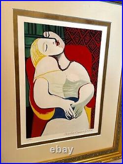 Pablo Picasso THE DREAM Estate Signed Limited Edition Art Giclee 12x 12