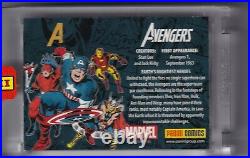 Panini Marvel Icons Limited Card Black Patch Gold Variant-Avengers 1/9