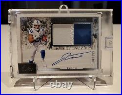 Panini One Colts Jonathan Taylor 2 Color RC RPA Rookie Patch on Card Auto