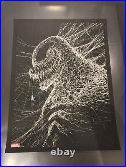 Patrick Gleason, VENOM #33, White Glow Variant, Screen Print