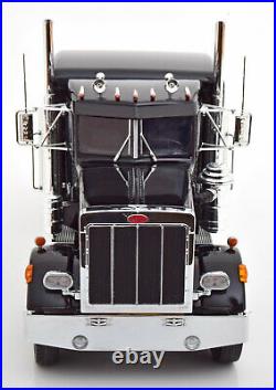 Peterbilt 359 1967 Black Truck 118 Scale Road Kings Collectors Piece Brand New