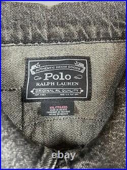 Polo Ralph Lauren For Men Denim Racing Patch Jacket XXL 2XL