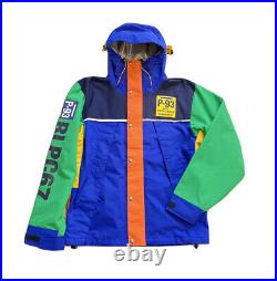 Polo Ralph Lauren McKenzie CP-93 Colorblock Spell Out Nylon Jacket NWT Mens XL