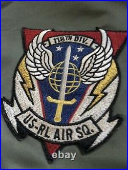 Polo Ralph Lauren Military Pilot Army Twill Bomber Jacket Medium Air Force NWT