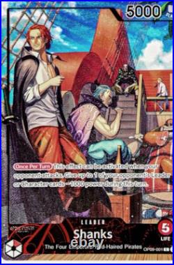 Pre-Order SHANKS One Piece TCG OP01-001 July 2025 Promo PSA Limited Edition