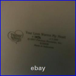 Precious Moments Your Love Warms My Heart 810008 L. E. Large Collectors Piece