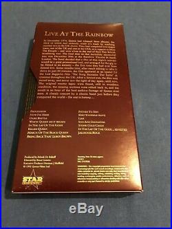 QUEEN LTD EDITION BOX OF TRICKS LIVE AT THE RAINBOW Cd VHS POSTER PATCH BADGE ++