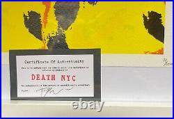 RARE DEATH NYC MARILYN MONROE POP ART LIMITED EDITION SIGNED 14/100. Yr 2020