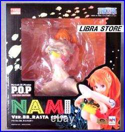 RARE One Piece P. O. P LIMITED EDITION NAMI Ver. BB Rasta color Figure from JAPAN