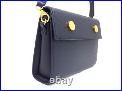 RSVP paris Shoulder Bag Golden Eye Leather 500-Piece Limited Edition Navy