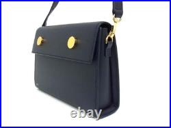 RSVP paris Shoulder Bag Golden Eye Leather 500-Piece Limited Edition Navy