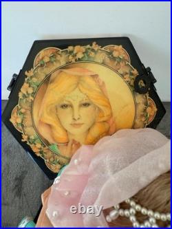 Rapunzel Limited Edition Piece From Enesco 1986 Music Box. With Box/and COA Vnt