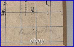 Rare MAURICE BRIANCHON (1899-1979) signed Ltd Ed Litho At the Races 30/100