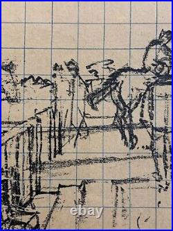 Rare MAURICE BRIANCHON (1899-1979) signed Ltd Ed Litho At the Races 30/100