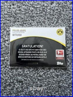 Rare Milos Jojic Bundesliga 2019-20 Topps Limited Edition Jersey Piece /400